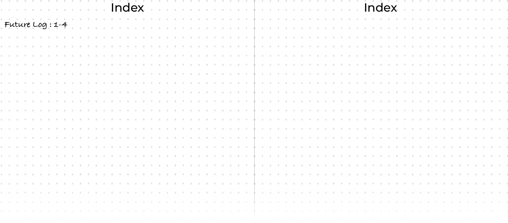 Index With Future Log