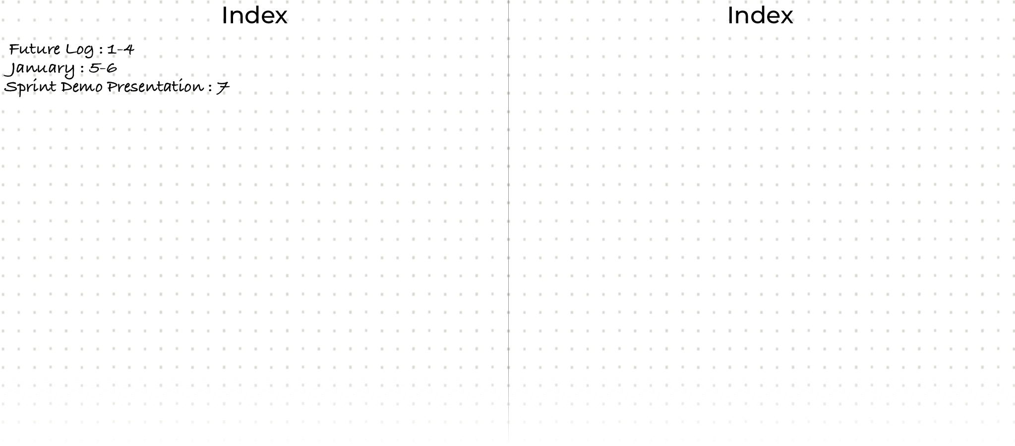 Index with Sprint Demo